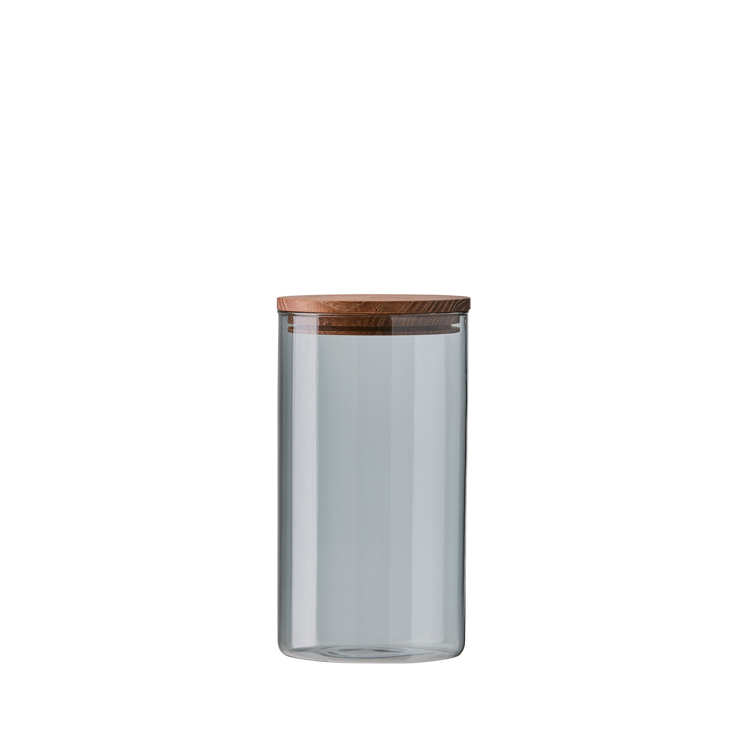 RAW GLASS Vorratsglas - Grau / H: 18.0 cm