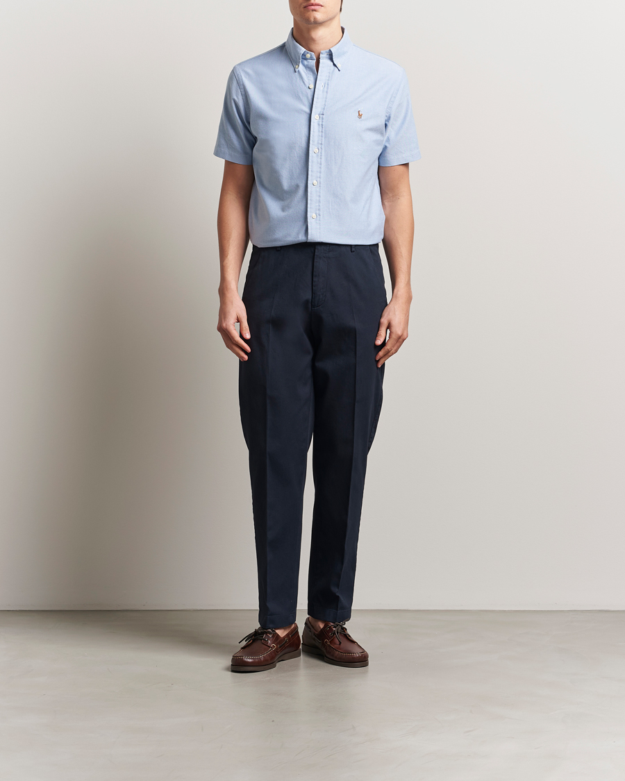 Polo Ralph Lauren Short Sleeve Oxford Shirt Blue
