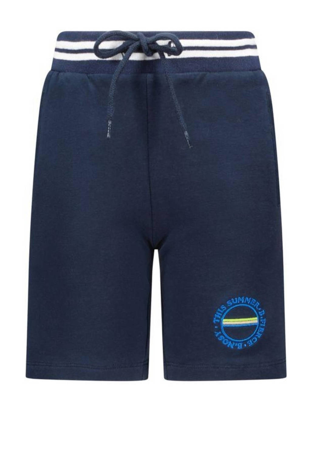 B.Nosy sweatshort met printopdruk donkerblauw