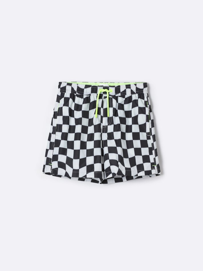 Maiô estampado - Preto