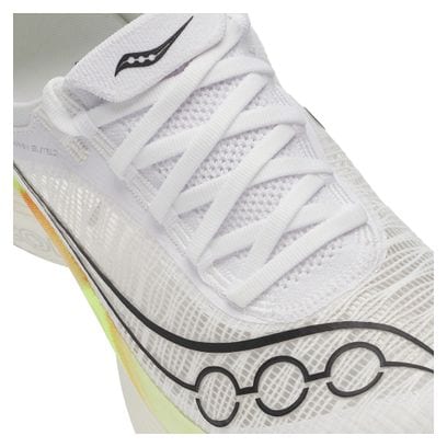 Chaussures Running Saucony Endorphin Elite 2 Blanc/Orange Unisexe