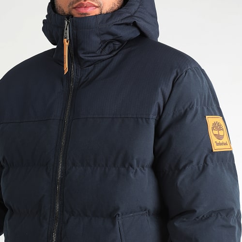 Doudoune Capuche A6U7S Bleu Marine