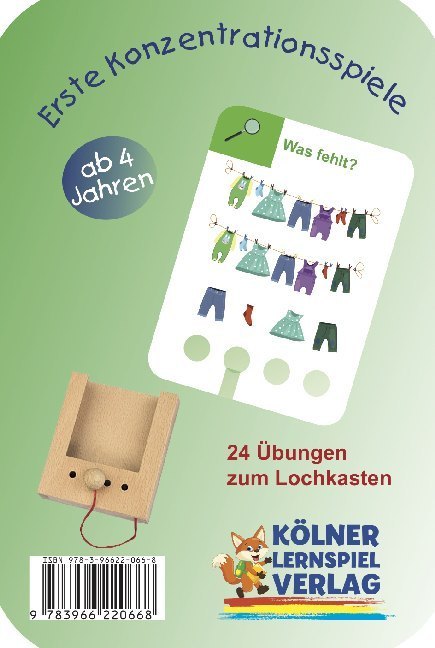 Erste Konzentrationsspiele