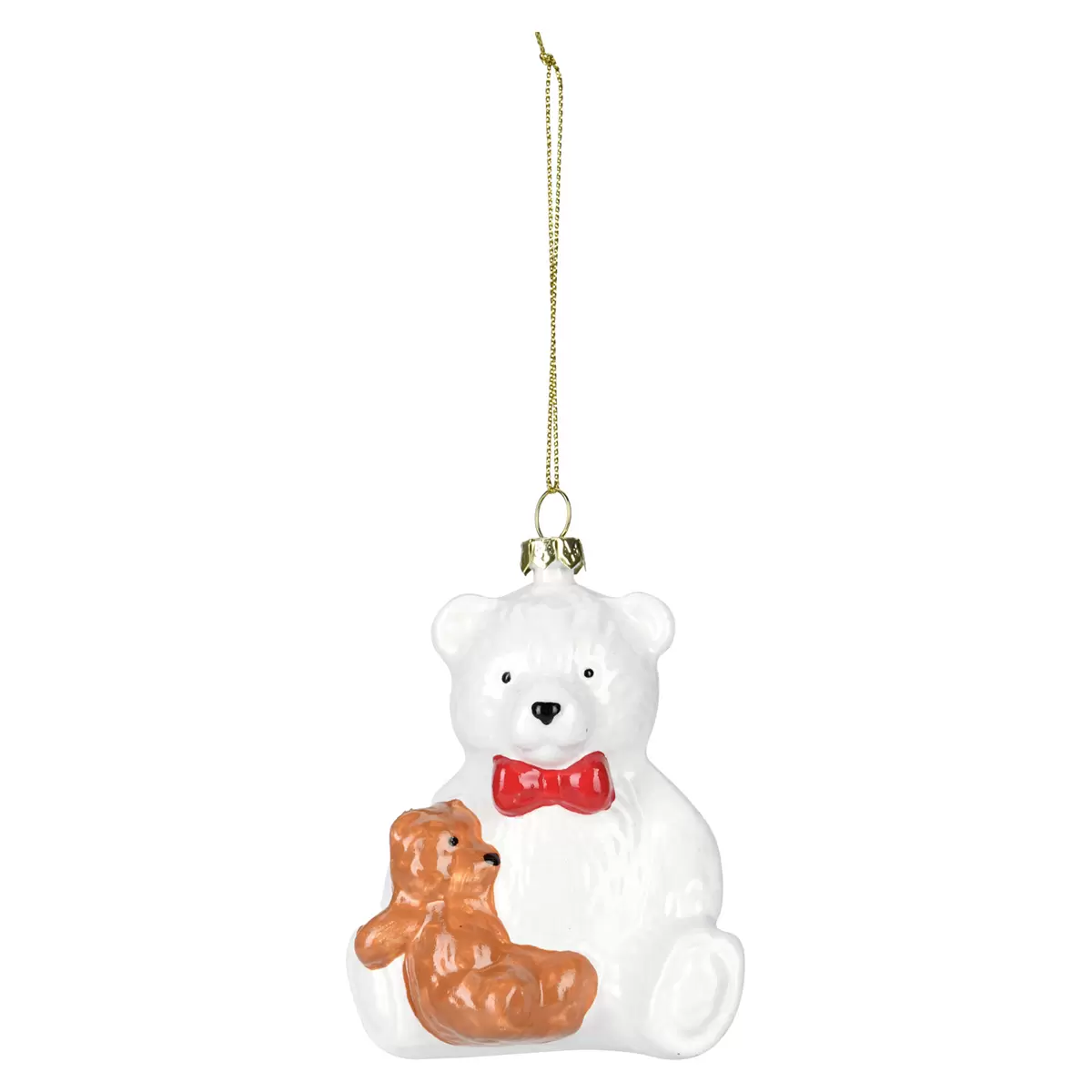Hängedeko Weihnachtsfigur XMAS rot,weiss