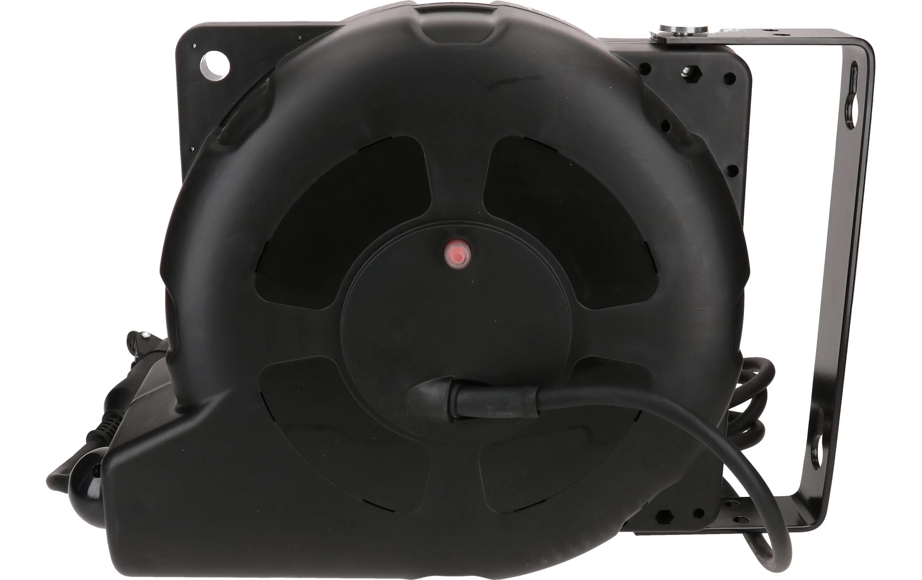 Kabelrolle 15 m, Schwarz<br>Automatische Kabelrolle