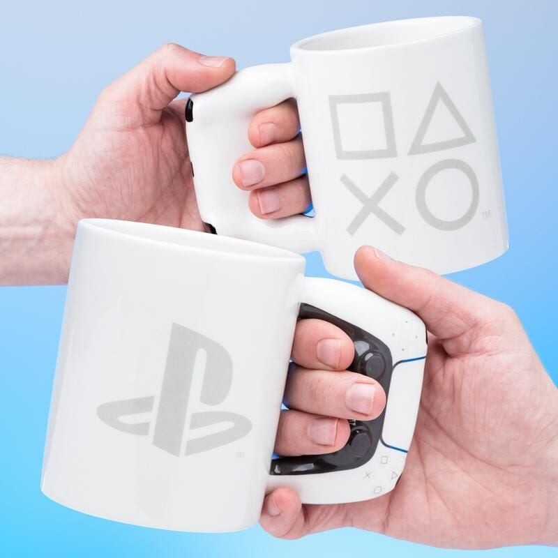 PS5 Krus - Dualsense Controller - Hvid - 480 ML