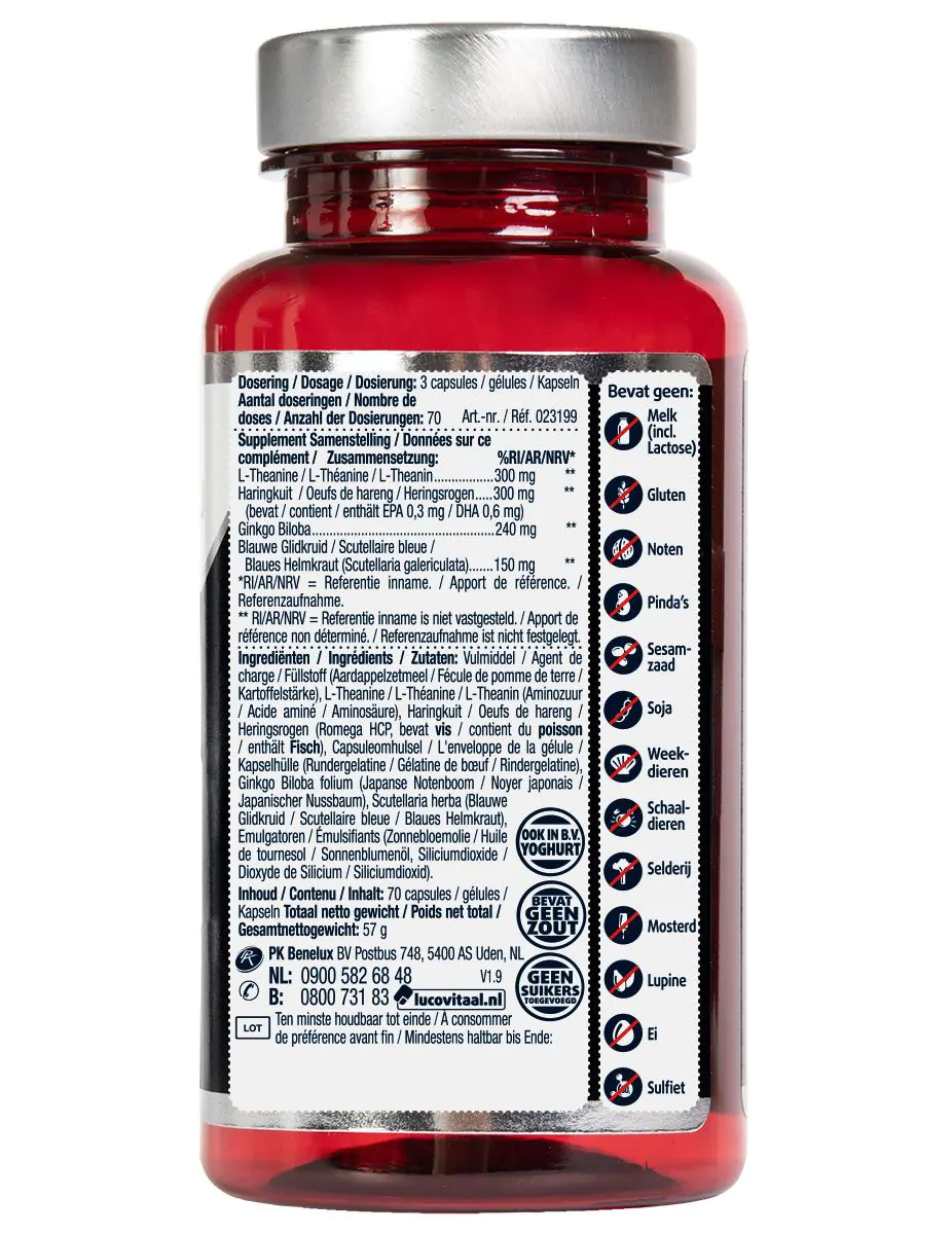 L-Theanine Omega 3 90 capsules