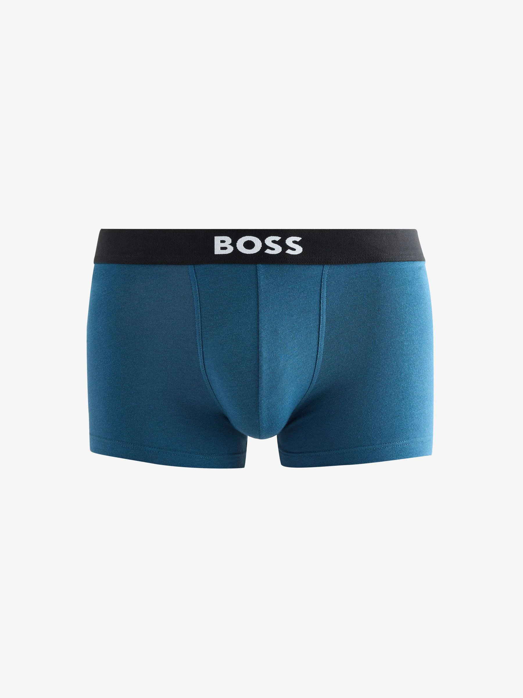 Zwart - BOSS One Logo Boxers Trunks 3 Pack