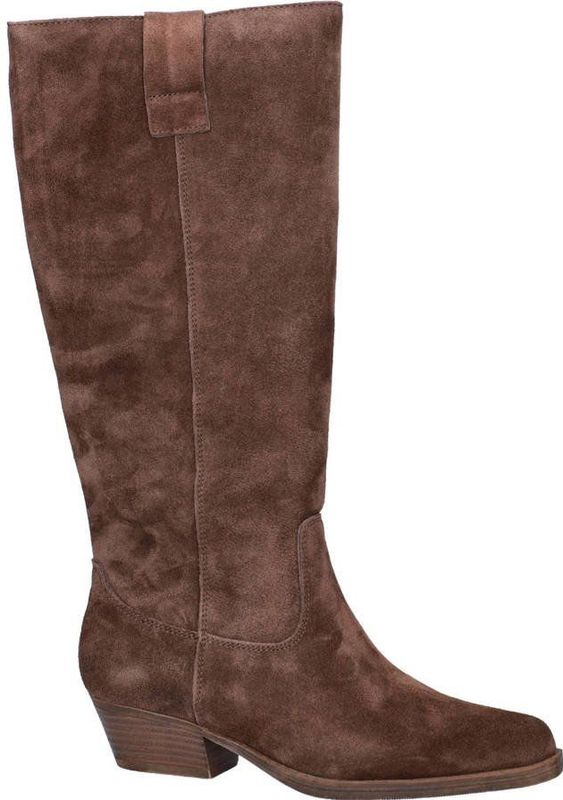 Nelson - Hoge Laarzen - Suède - Dames - Gevoerd met Fleece