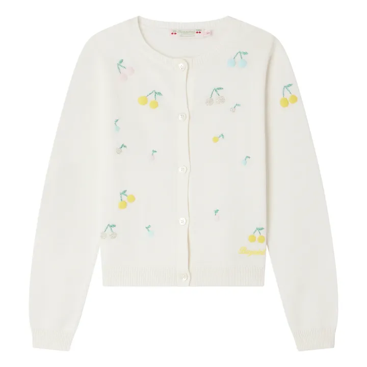Bonpoint Cardigan Toesie Brodé | Blanc