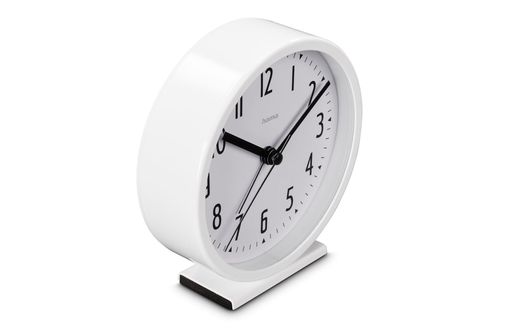 Klassischer Wecker Skye WeissWecker mit USB-Ladefunktion