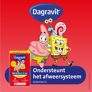 Dagravit Kids Extra 6-12 jaar Multivitaminen Kauwtabletten 60ST
