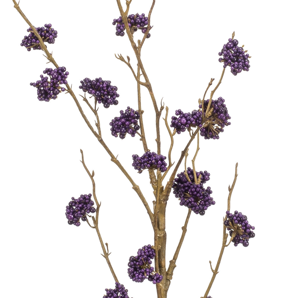 Fleurdirect Kunsttak Callicarpa - Paars - Kunststof