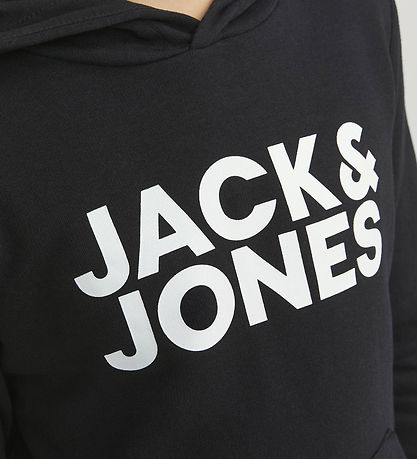 Jack & Jones Kapuzenpullover - Noos - JjeCorp - Black/Jr/Large P