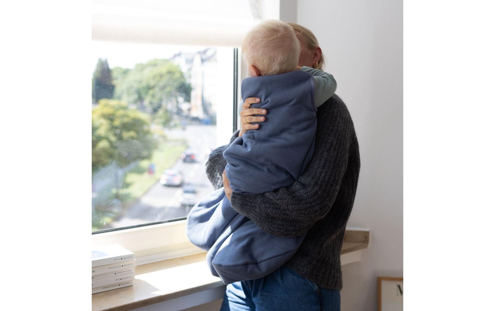 Baby-Ganzjahresschlafsack Essential Blau 90 cmGanzjahresschlafsack für Babys