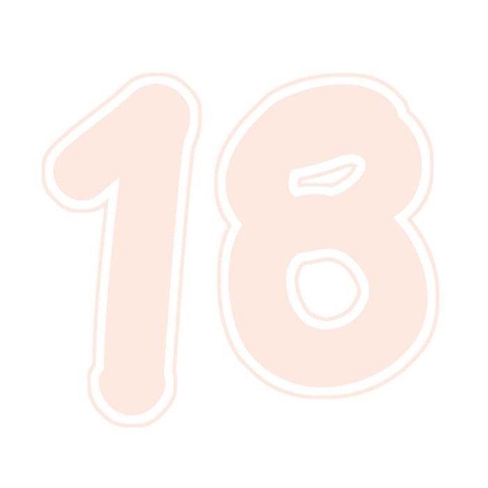 Doodles | Verjaardagskaart | 18 jaar | foto