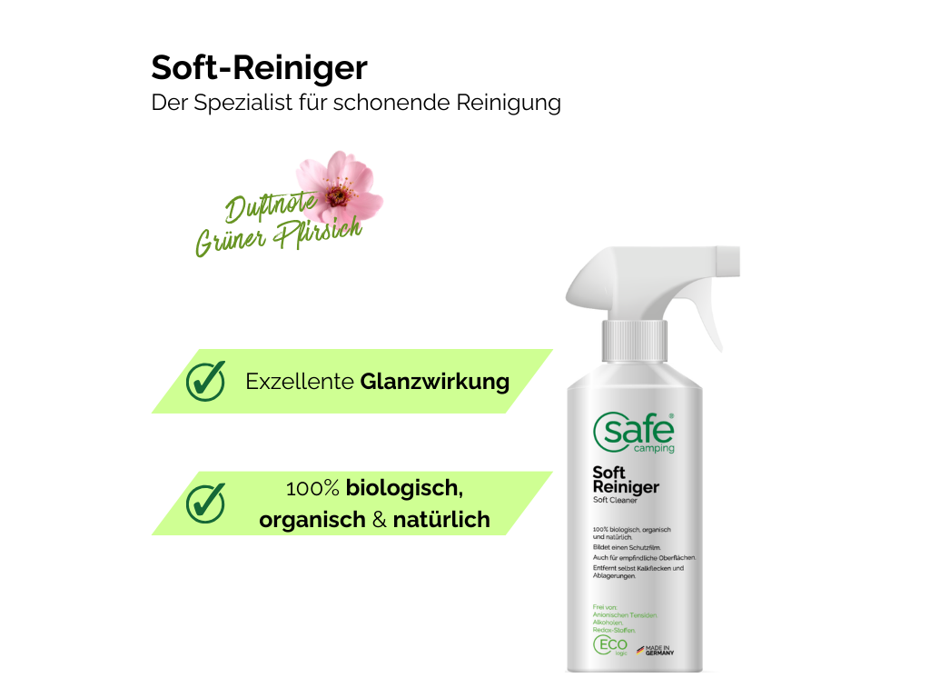 SAFE CAMPING Soft-Reiniger - 0,5 liter