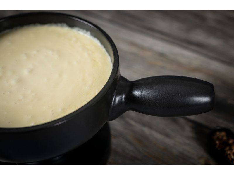 Kuhn Rikon Fondue-Caquelon Induktion Classic Schwarz Fonduepfanne