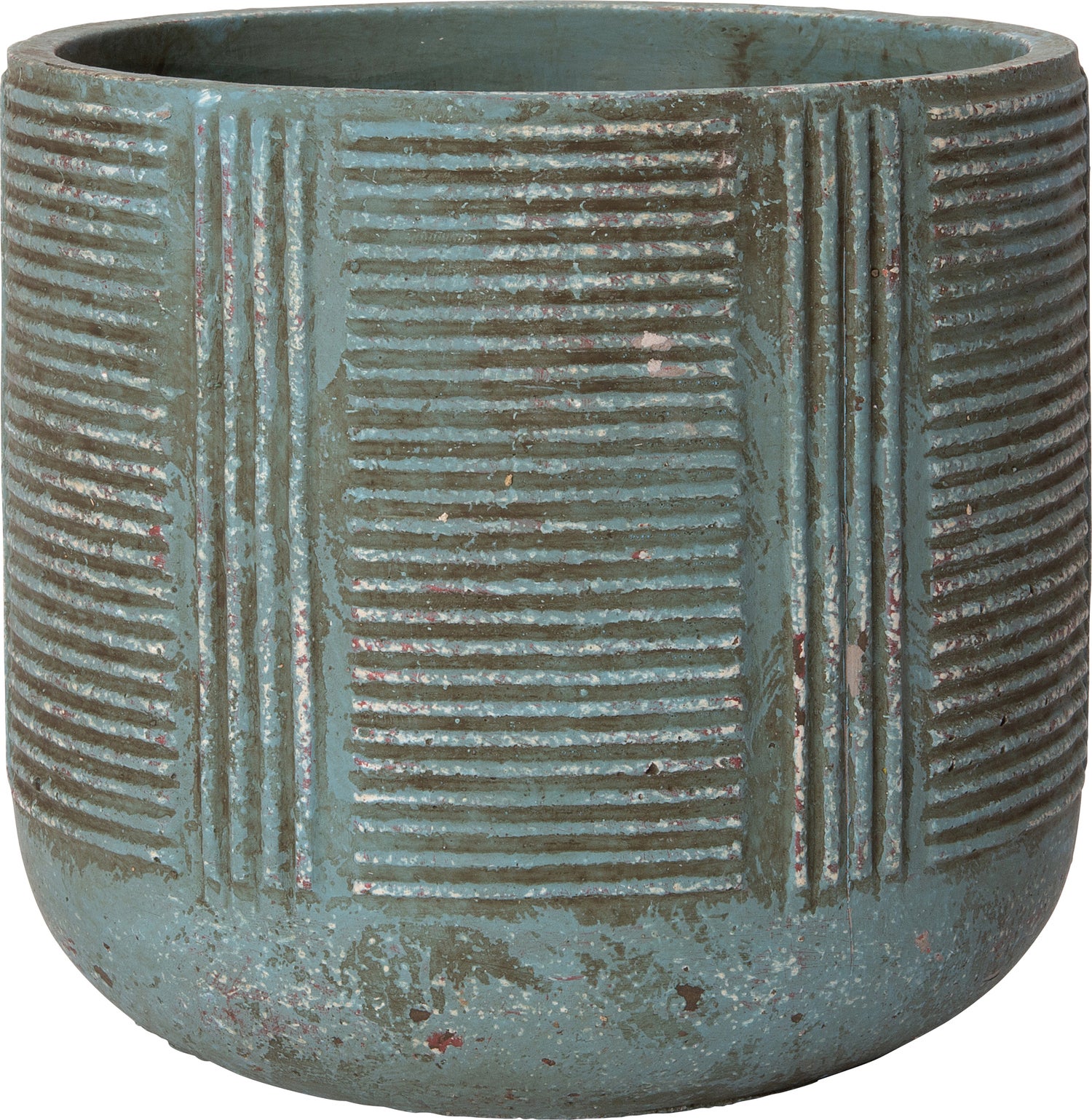 Intratuin bloempot Lucius blauw D 12 H 10 cm