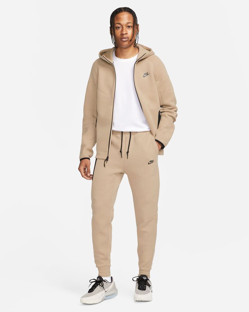 Bas de jogging Nike Sportswear Tech Fleece Beige Crème pour homme