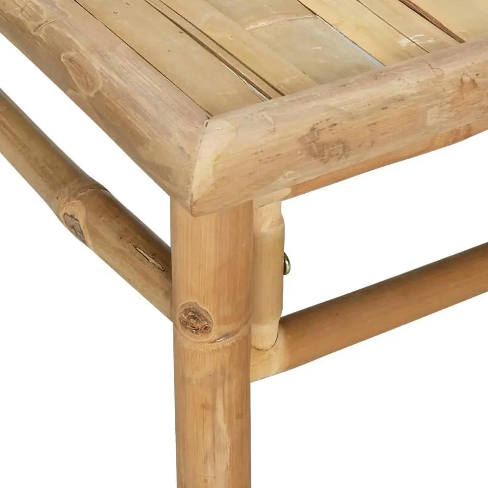 vidaXL - Tuintafel - Bruin - Bamboe - 65x55x30 cm