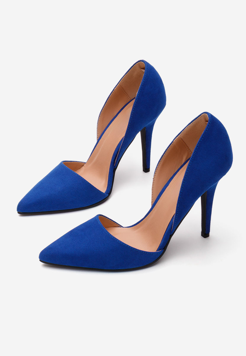 Chaussures à talon aiguille bleus Theola