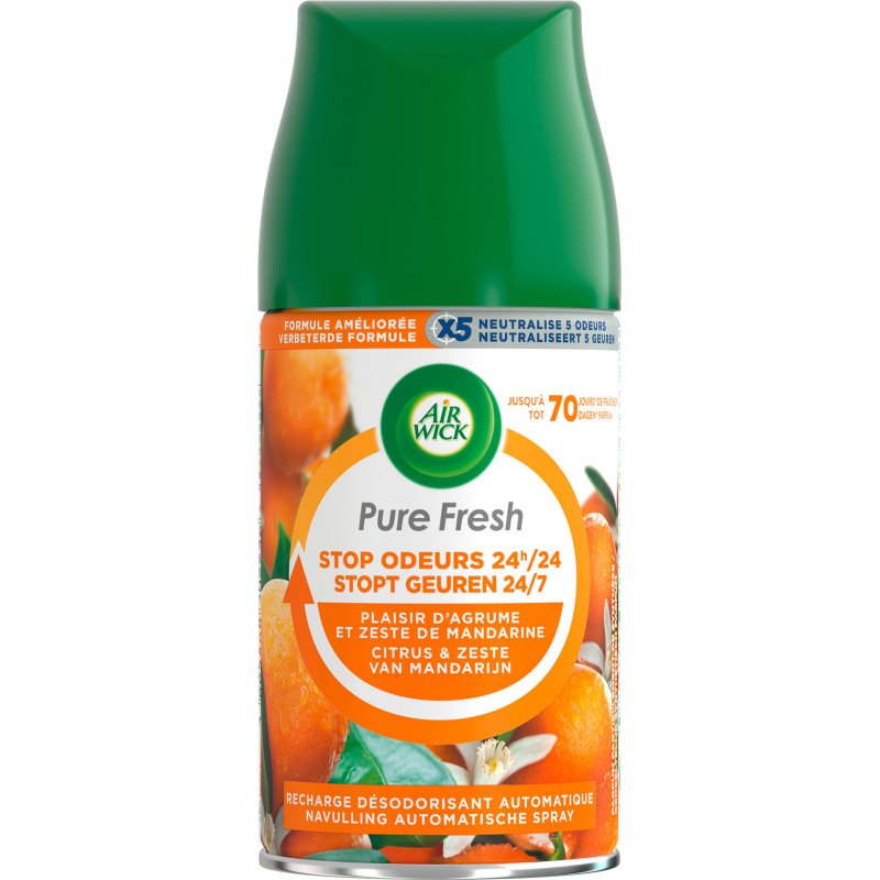 Recharge Air Wick Freshmatic Plaisir d'agrume et zeste de mandarine pour diffuseur - 250 ml