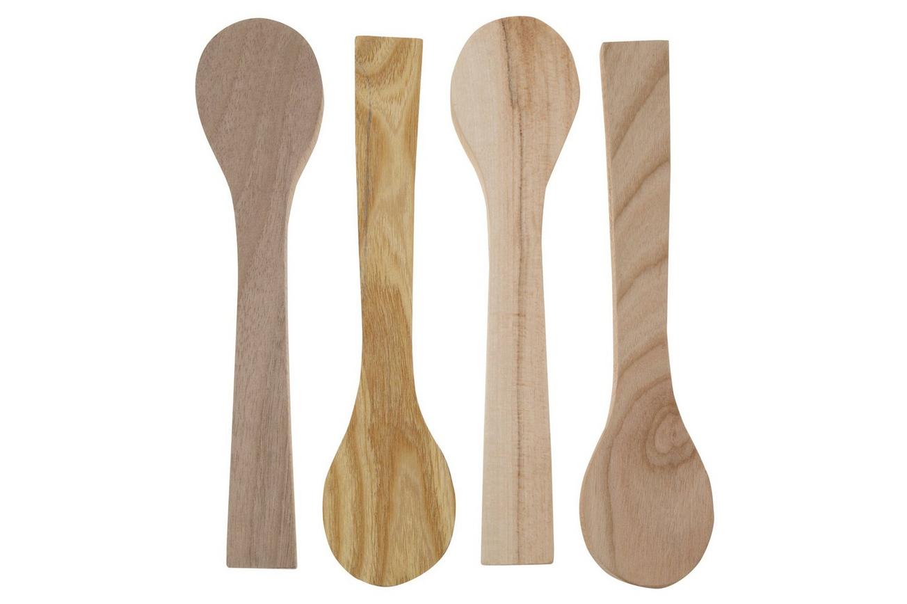 BeaverCraft BB2 Spoon Carving Blanks linden, kers, moerbei, walnoten