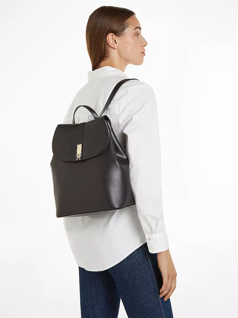TOMMY HILFIGER Rucksack TH HERITAGE schwarz