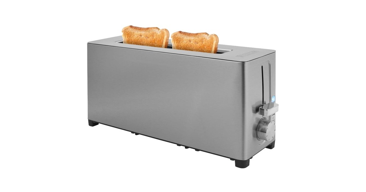 Princess142401 RVS Broodrooster Long Slot  (Geborsteld rvs)