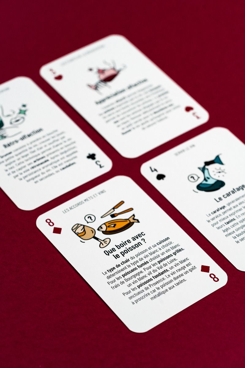 Cartes cépages - Jeu de 32 cartes