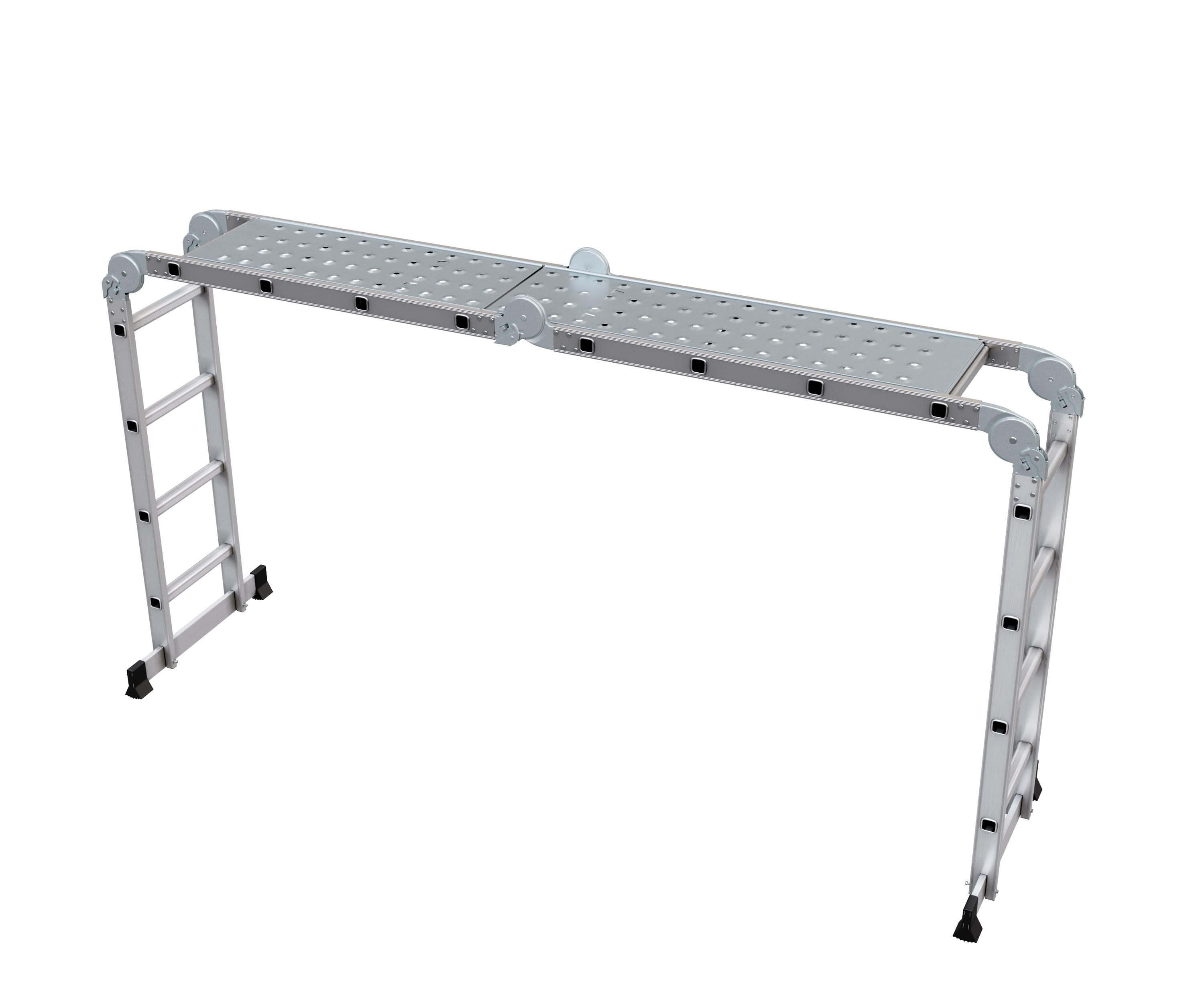Leiter multifunktional mit Plattform 460 cm