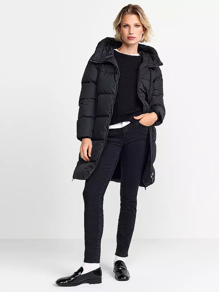 RICH & ROYAL Daunensteppmantel schwarz