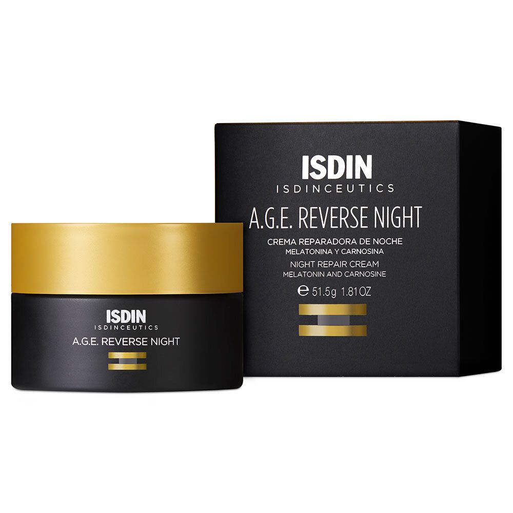 ISDINCEUTICS® A.G.E. Reverse Night Anti-Aging Gesichtspflege für die Nacht - reduziert Falten und remodelliert die Gesichtskontur
