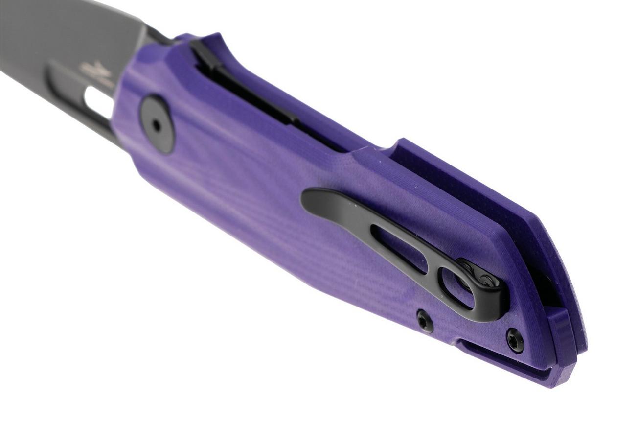 Bestech Toddler BG64D PVD 14C28N, Purple G10, zakmes