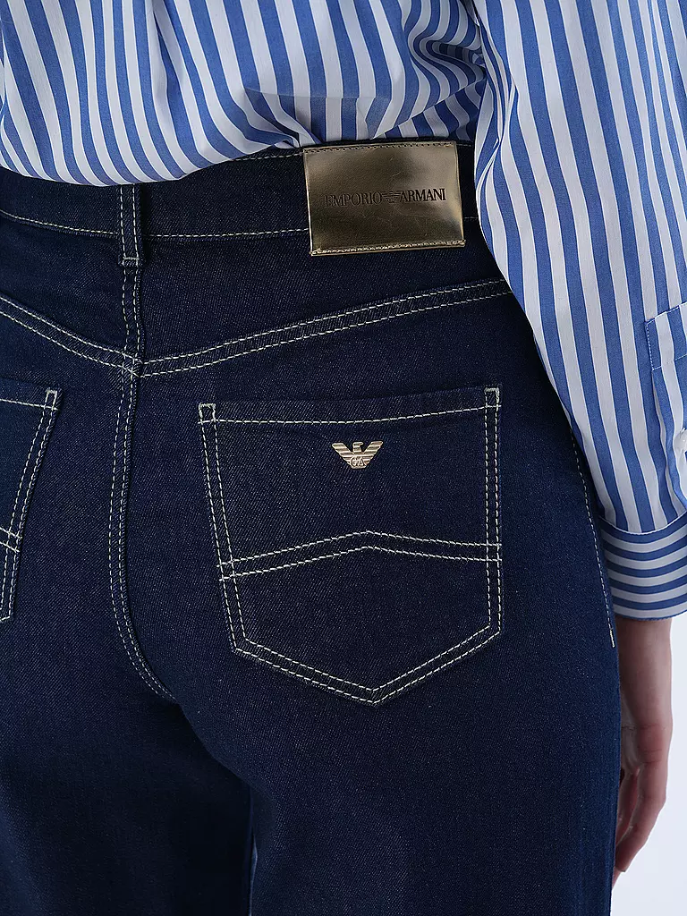 EMPORIO ARMANI Jeans Wide Leg Fit  blau