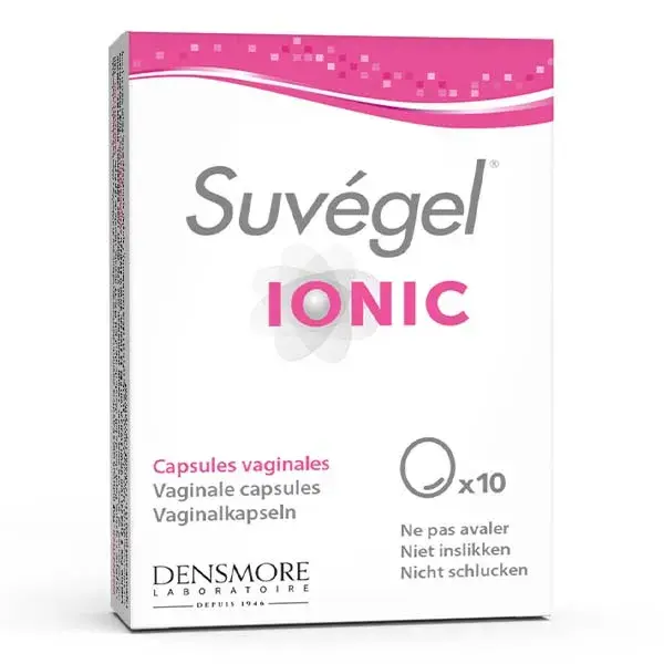 Densmore Suvégel Ionic - Infecções vaginais - 10 cápsulas vaginais