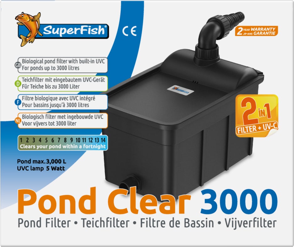 Superfish vijverfilter Pond Clear 2-in-1 3000 L