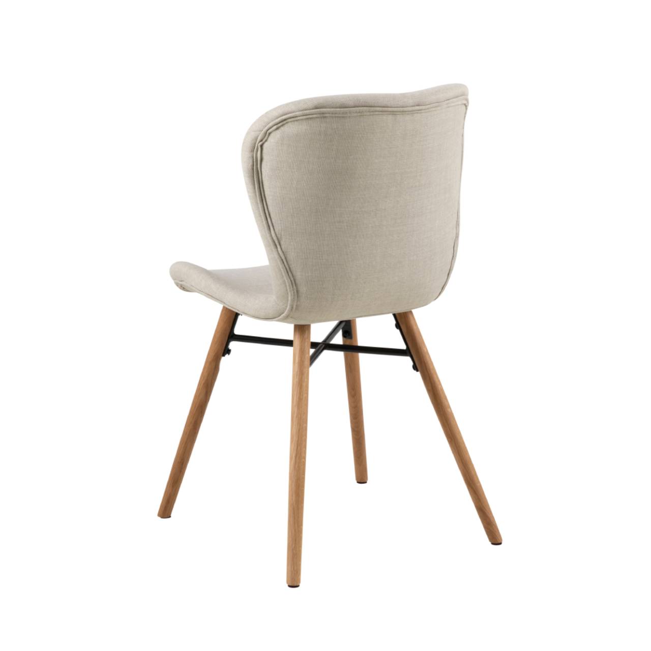 by fonQ basic Tough Eetkamerstoel - Textiel - Beige