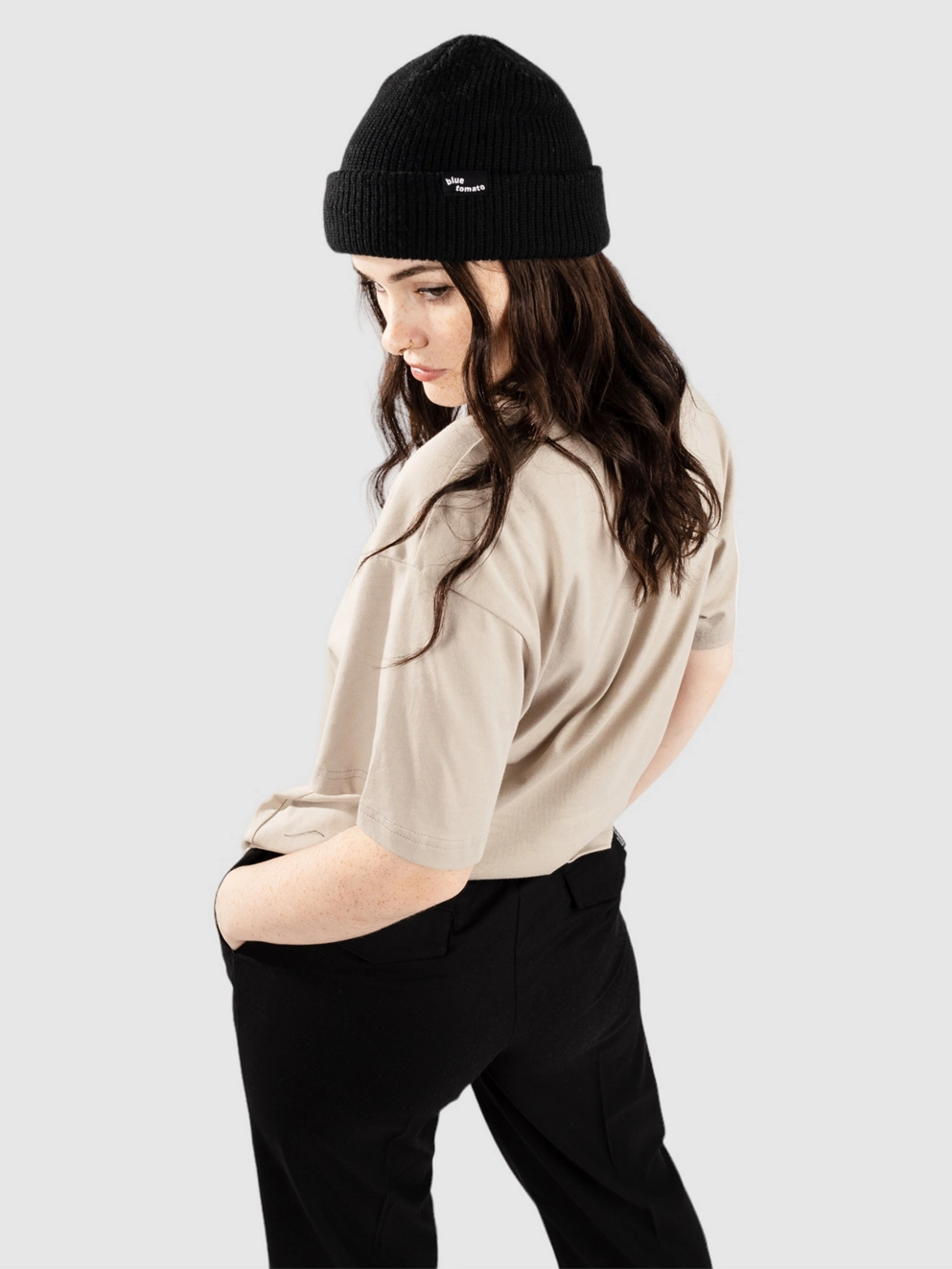 Blue Tomato Boyfriend T-Shirt light brown