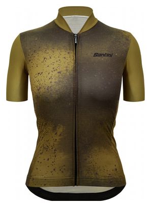 Maillot Manches Courtes Femme Santini Fango Vert