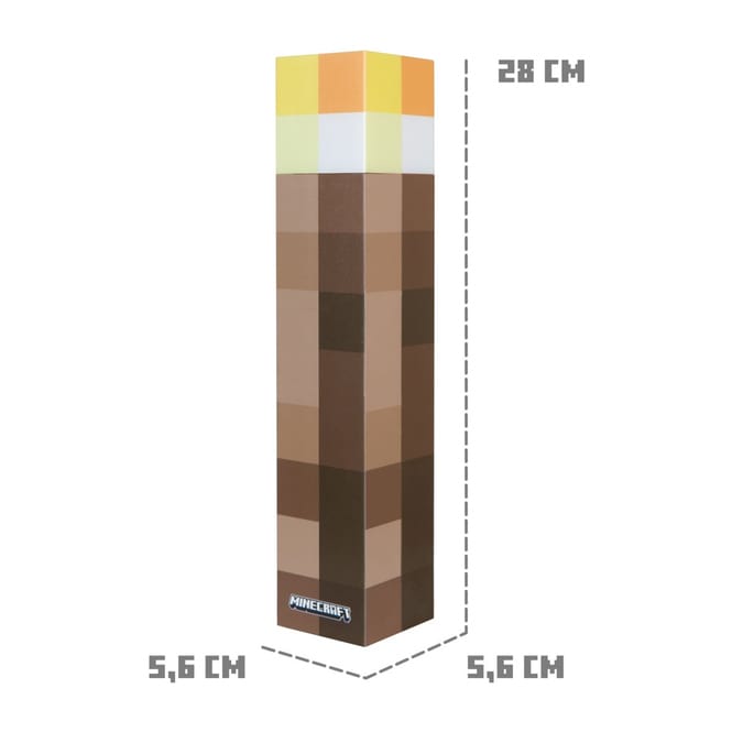 Minecraft - LED Lampe - Fackel - 1 Stück