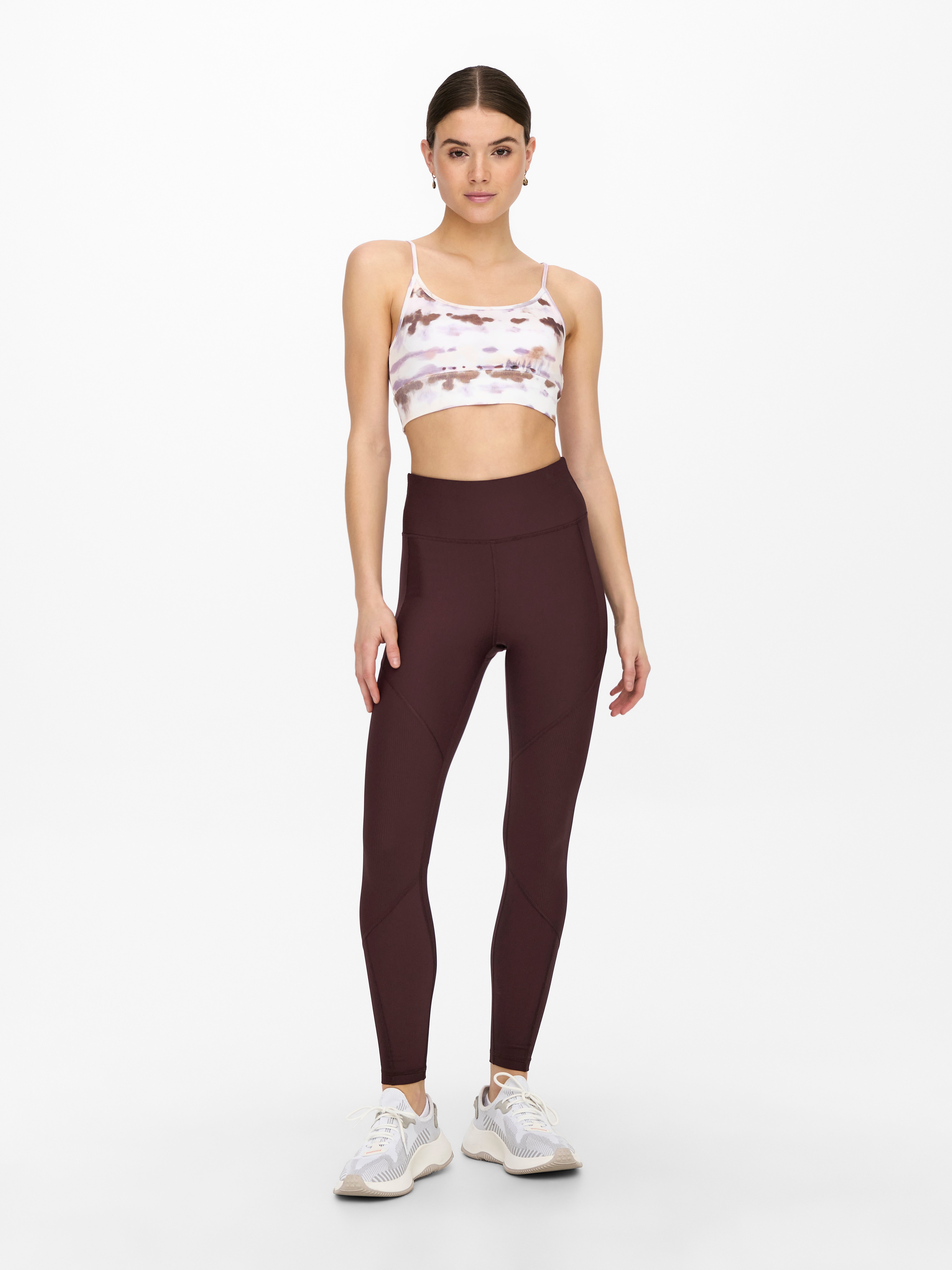 ONPJANA-2 Hohe Taille Enger Schnitt Sportleggings Fudge