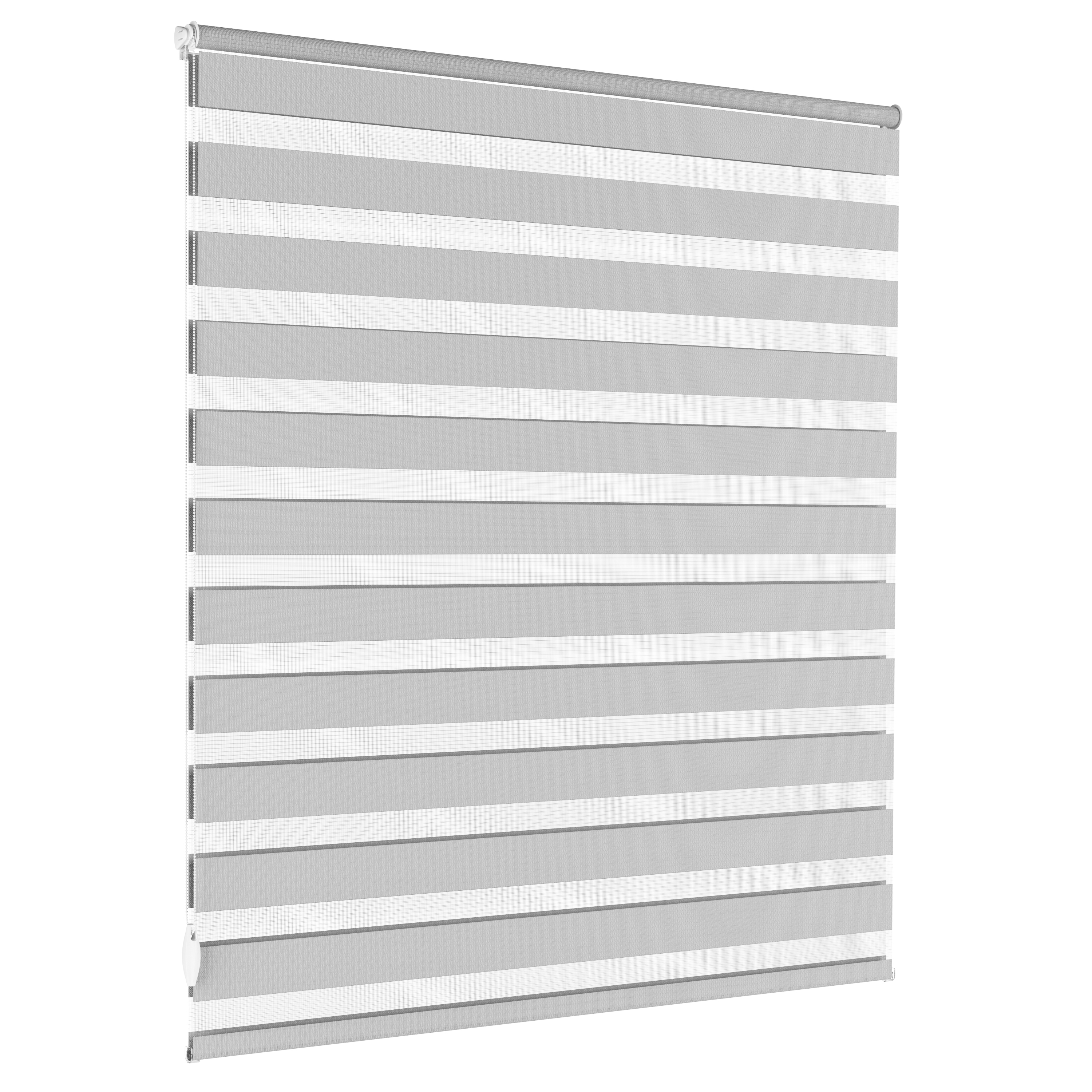 Doppelrollo grau 120 x 140 cm