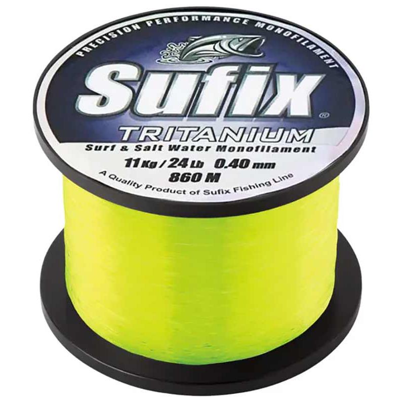 Nylon Sufix Tritanium 1/4 Lb Neon Chartreuse
