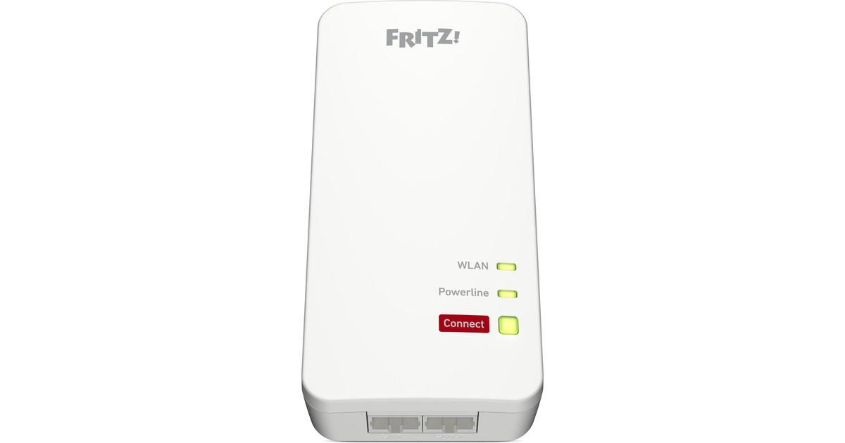 FRITZ!Powerline 1240 AX - German Edition powerline + wlan  (Wit, 1 stuks, WLAN, Wi-Fi)