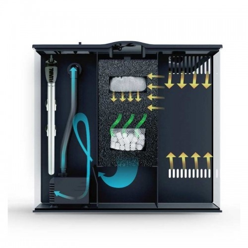 Kit para aquário Fluval Flex, preto