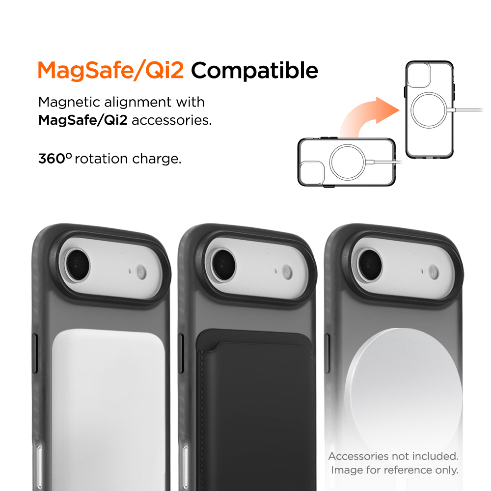 iPhone Air MagSafe Blizzard Case GRS Schutzhülle aus Recycelten Materialien (EGCA00905) - Schwarz