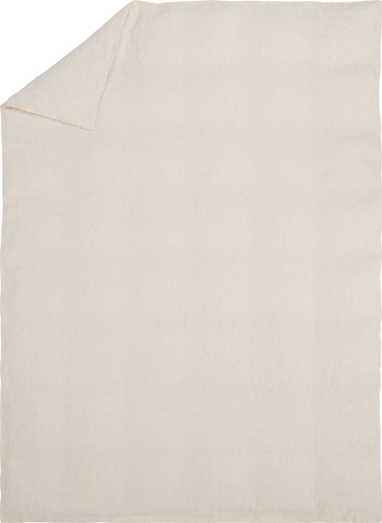 ANDO Leinen-Kissenbezug - Weiss / Duvetbezug - 200 x 210 cm