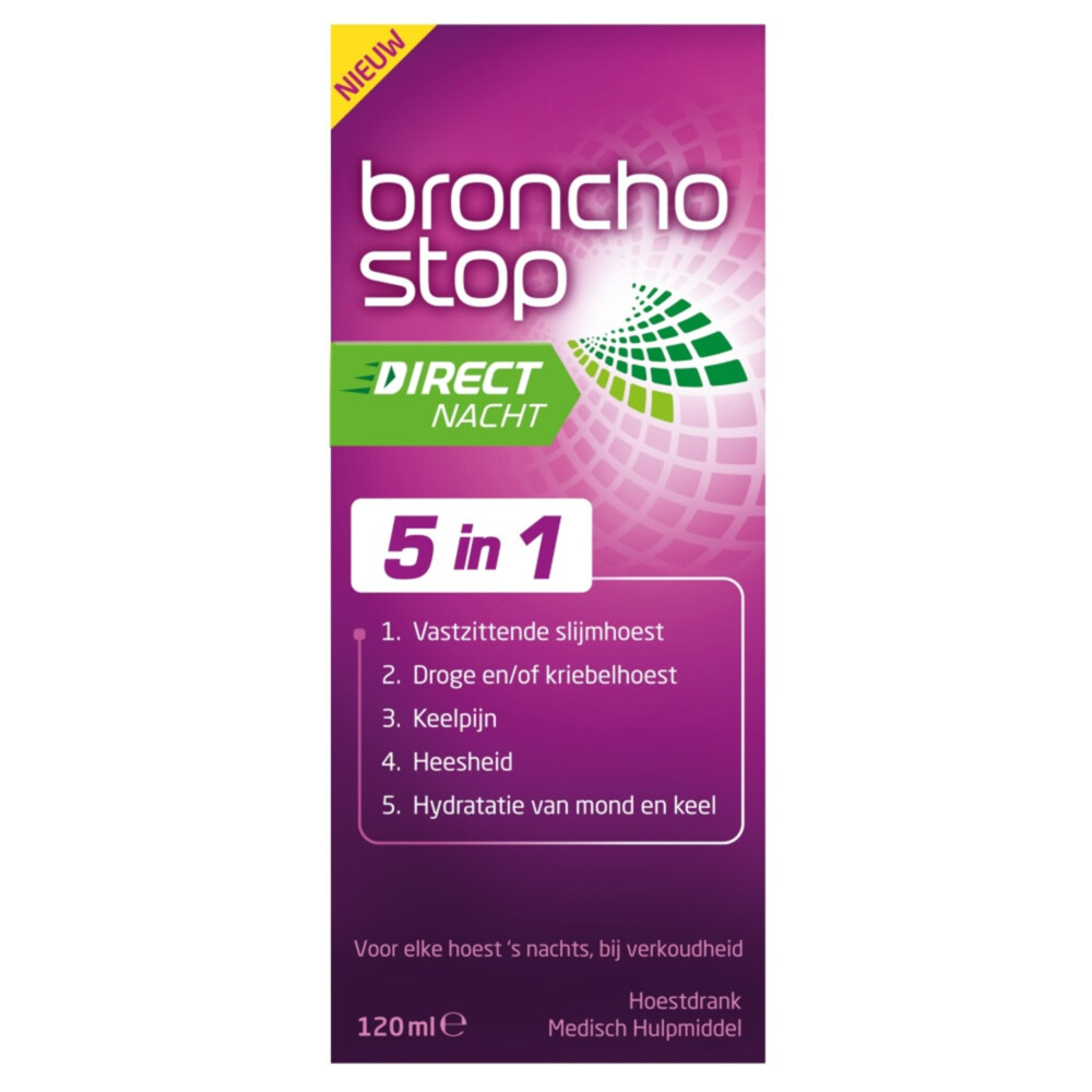 Bronchostop Direct Nacht 5-in-1120 ml
